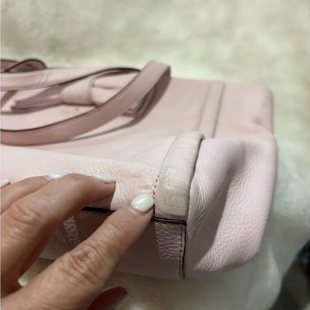 Kate Spade Blush Pink Tote with Bow Accent - Picture 11 of 16